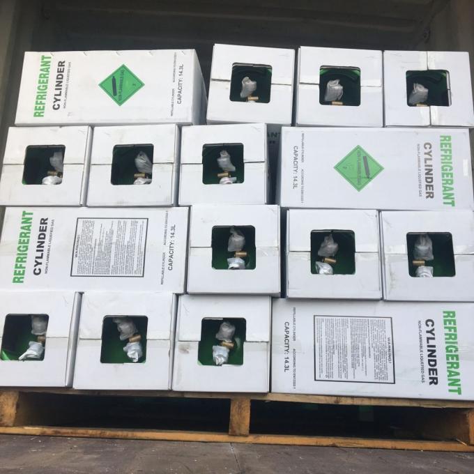 CAS 75-28-5 HFC R410A Рефрижеранты 25lb 11,3kg Фреонный газ для AC 3