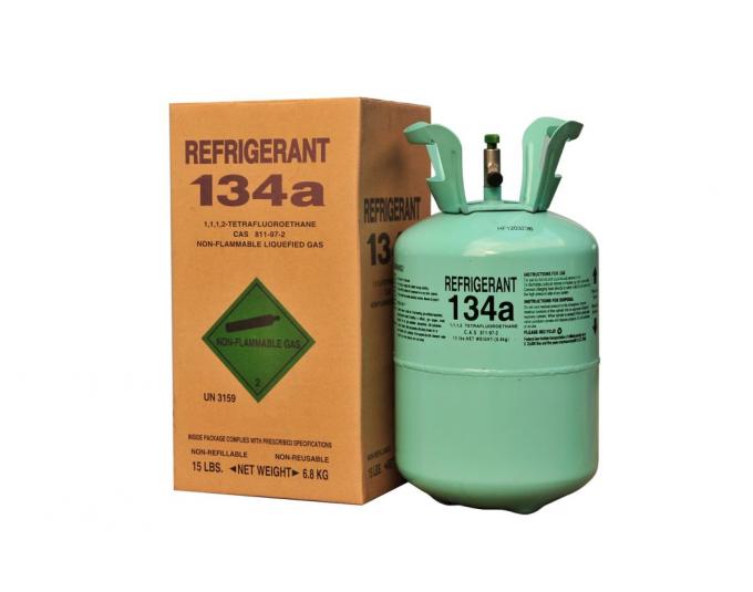 99.99 Độ tinh khiết R134A Kh&iacute; CH2FCF3 Kh&ocirc;ng m&ugrave;i R134a Refrigerant 30 lb 0