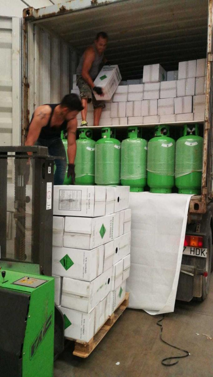 25LB Kh&iacute; l&agrave;m m&aacute;t hỗn hợp HFC R507A 11.3KG Bao b&igrave; kh&ocirc;ng m&agrave;u v&agrave; r&otilde; r&agrave;ng 4