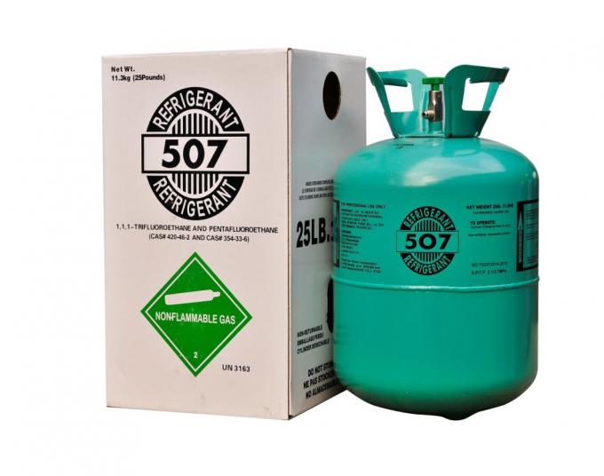 Chất l&agrave;m m&aacute;t kh&ocirc;ng m&agrave;u R507 99,99% Refrigerant R 507 CAS số 354-33-6 0