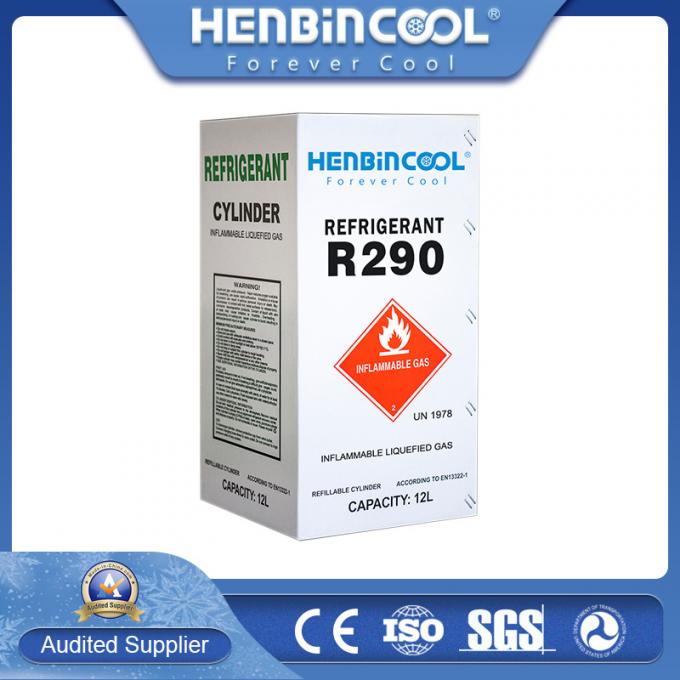 Xăng d&ugrave;ng một lần R290 chất l&agrave;m lạnh 99,99 tinh khiết 0