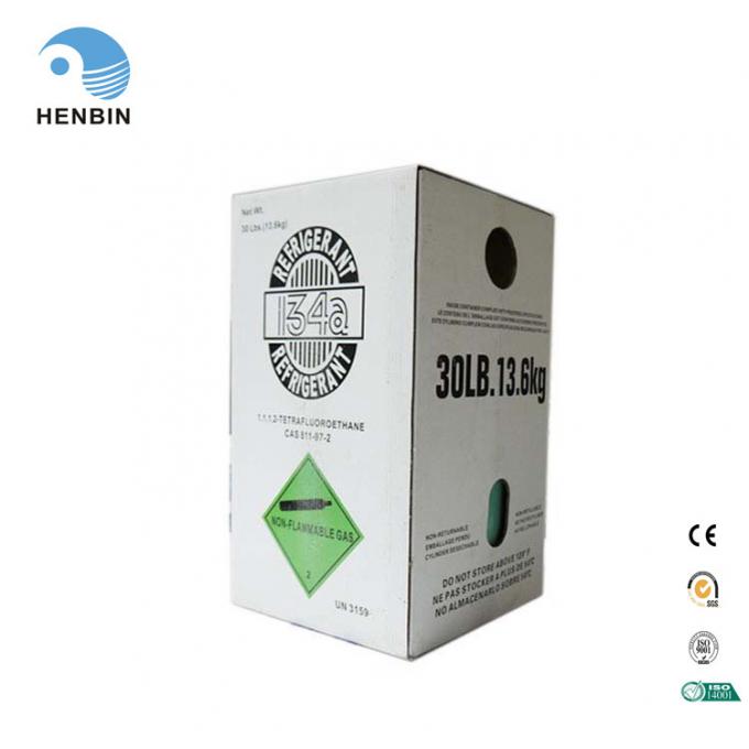فابریکهای تولید شده بطری های یکبار مصرفی 99.9٪ خلوص 13.6 کیلوگرم گاز خنک کننده R134A 4