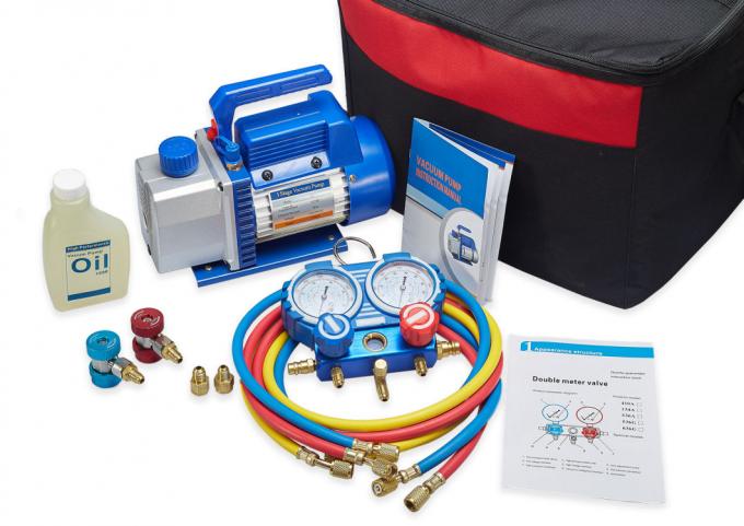 M&aacute;y l&agrave;m lạnh bơm ch&acirc;n kh&ocirc;ng Bộ đo nhiều lần 68mm 134a Bộ đo chất l&agrave;m lạnh 0