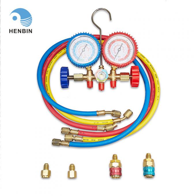 R12 खाद्य पैकिंग मशीन के लिए रेफ्रिजरेशन मनिफोल्ड गेज 0