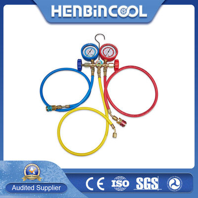 Quality R12 R502 Refrigeration Manifold Gauge For Food Packing Machine factory