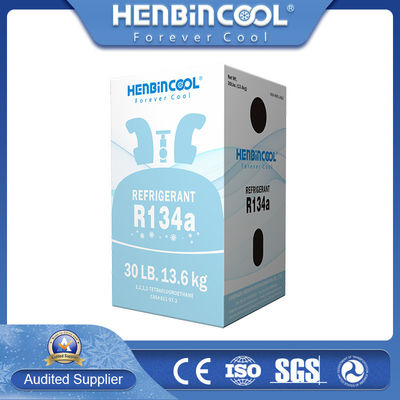 Qualidade Fornecimento de fábrica de garrafas descartáveis 99,9% Puridade 13,6 Kg R134A Gás refrigerante Fábrica