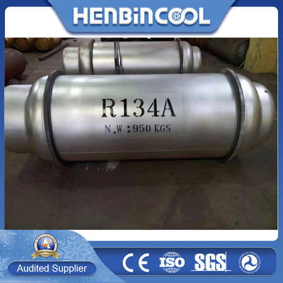 Quality 99.99% Ton Tank Package Refrigerant Gas R134A Odorless HFC134A factory