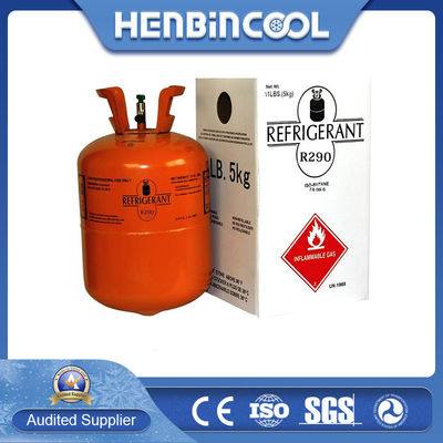 Kalite 14.3LB 6.5Kg Propan Soğutucu R290 0.1 Gwp R600A Soğutucu fabrika