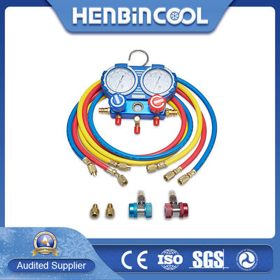 Calidad Conjunto de medidores de presión de manivela para R22 134a 404a Fábrica